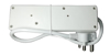Picture of R-33 3way multi plug white/1*60