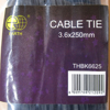 Picture of THBK6625 cable tie 3.6*250mm/1*80