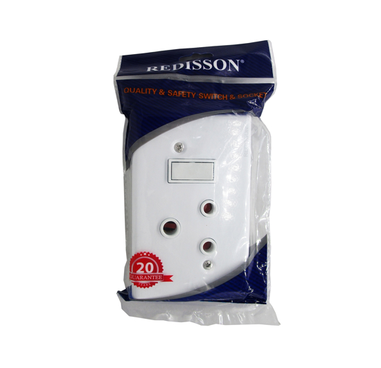 Picture of RED A-MS10(S)s/wall socket4*2 steel/1*96