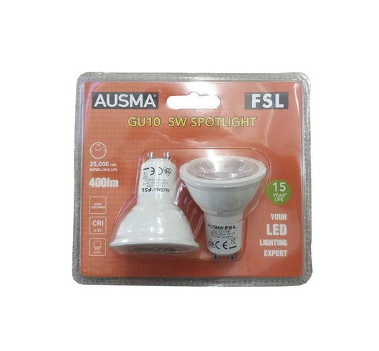 Picture of Aus LED GU10 5W spotlight 6000K 1pcs/1*100