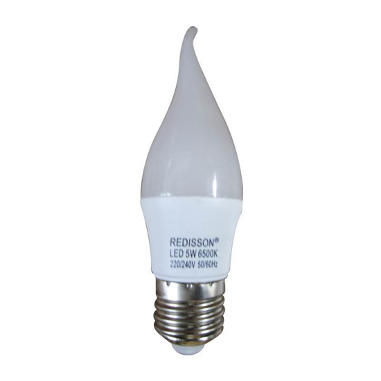 Picture of 5WE27 RED LED CANDLE/1*200