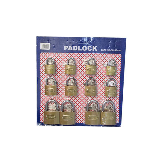 Picture of XBW-006 13388-6 32-38-50 padlocks/1*20
