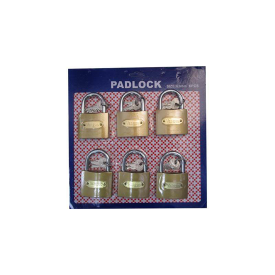 Picture of XBW-007 6P 63mm padlocks/1*20