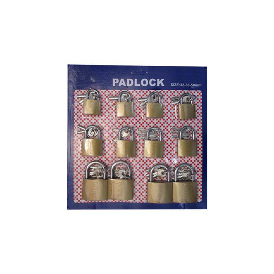 Picture of XBW-002 13388-2 32-38-50 padlocks/1*20