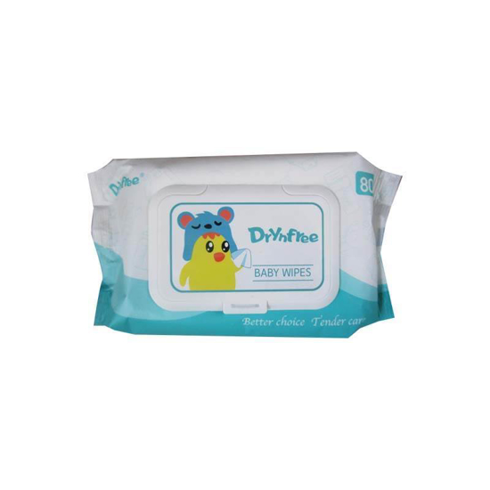 Picture of DRYNFREE BABY WIPES(80)/1*24