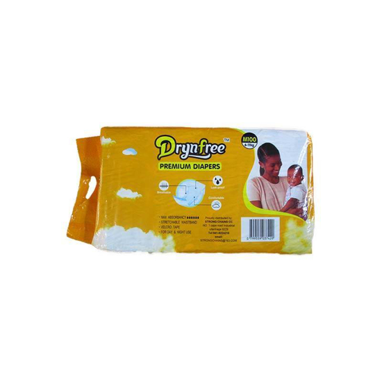 Picture of DRYNFREE 100P #M premium diapers/1*2