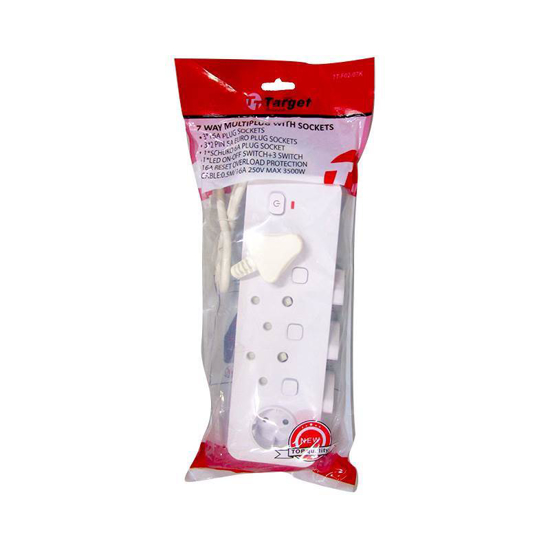 Picture of TT-F02-07k 7waymultiplug with sockers/1*40