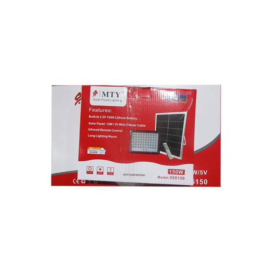 Picture of 555150 150w MTY solar flood light/1*6