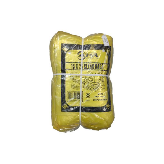 Picture of 15*25cm CLEAR BAGS 4000p APA /1*1
