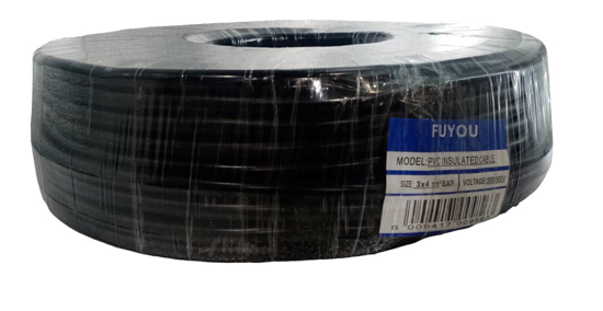 Picture of FY3*4MM PVC insulated cable black/1*3